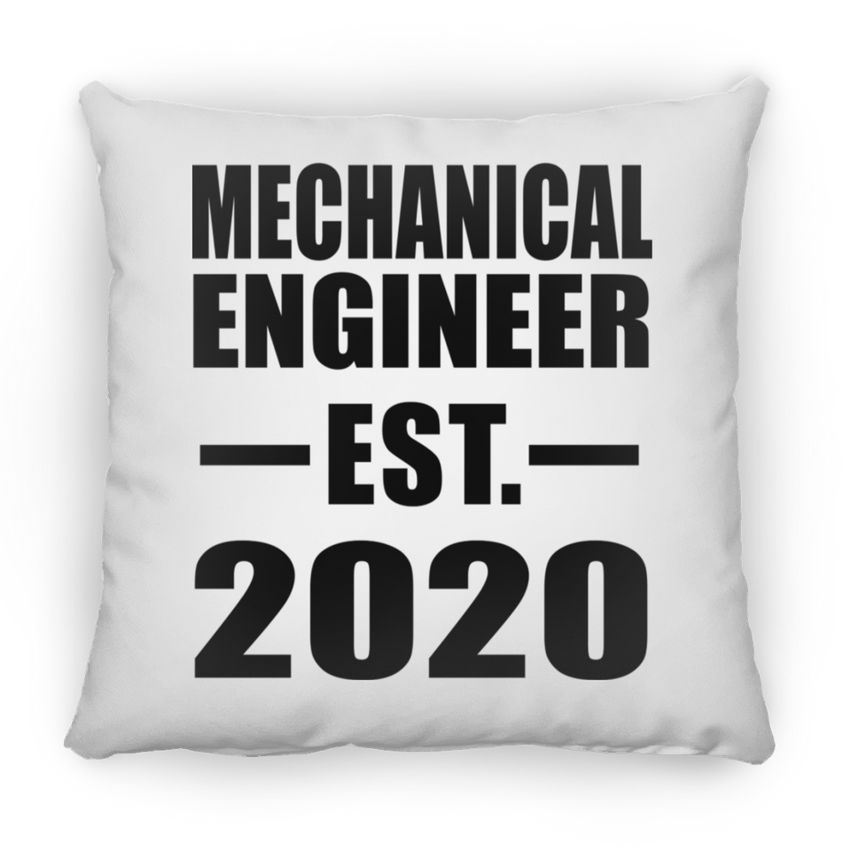 Mechanical Engineer Established EST. 2020 - Throw Pillow