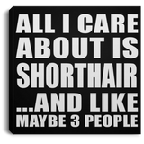 All I Care About Is Shorthair - Canvas Square