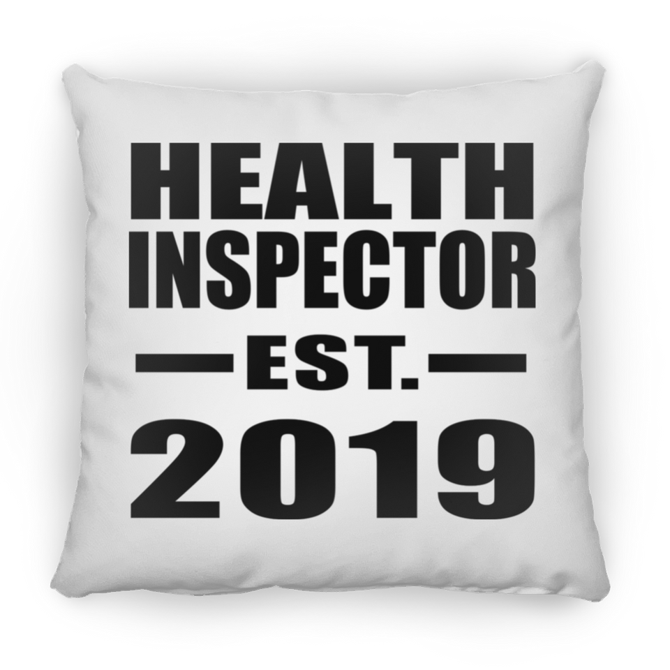 Health Inspector Established EST. 2019 - Throw Pillow