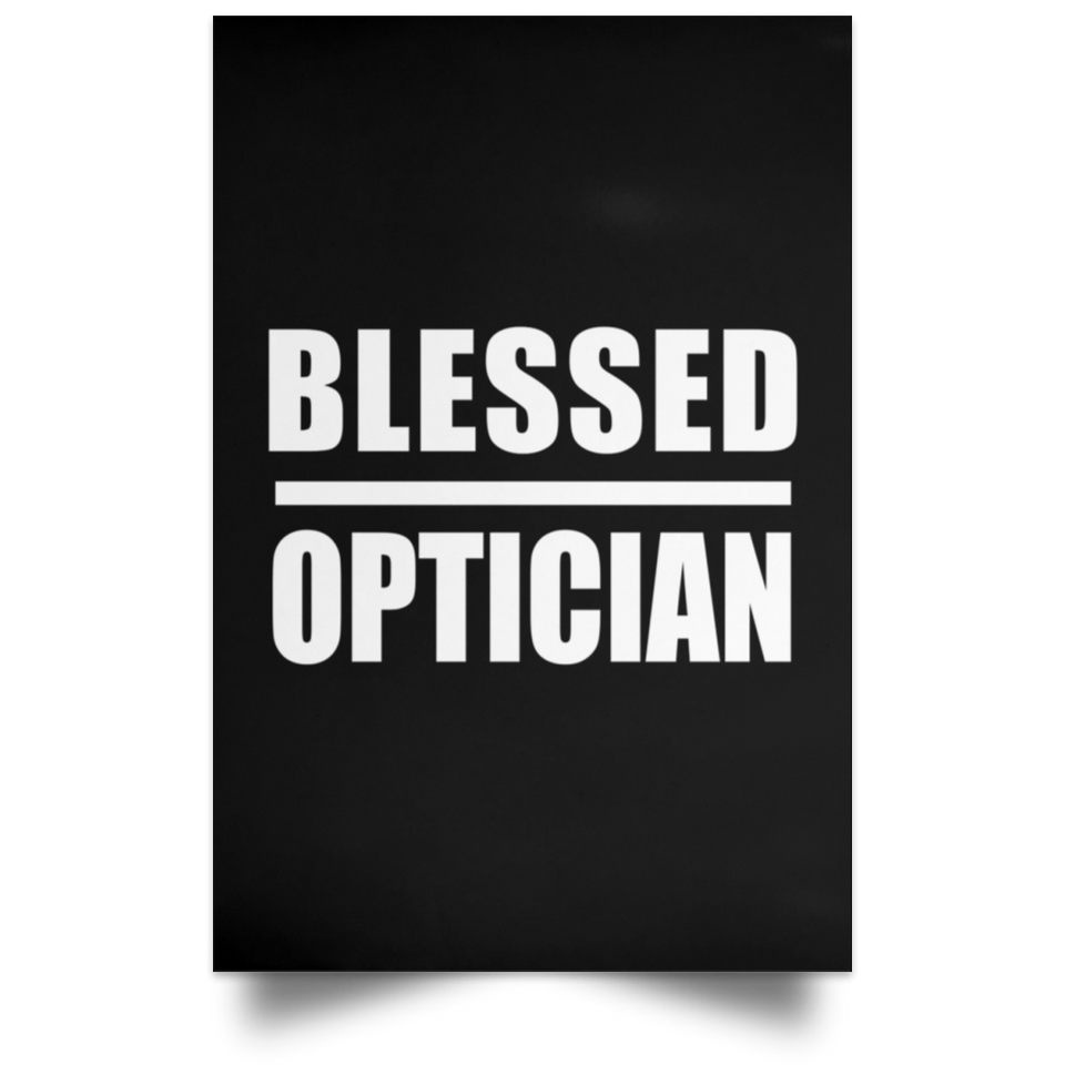 Blessed Optician - Poster Portrait