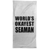 World's Okayest Seaman - Hand Towel