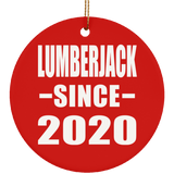 Lumberjack Since 2020 - Circle Ornament