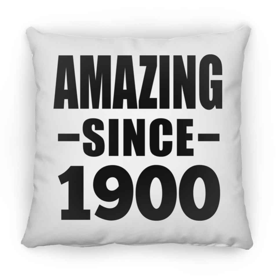 124th Birthday Amazing Since 1900 - Throw Pillow