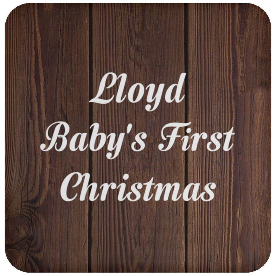 Lloyd Baby's First Christmas - Drink Coaster D