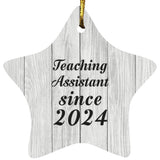 Teaching Assistant Since 2024 - Star Ornament F