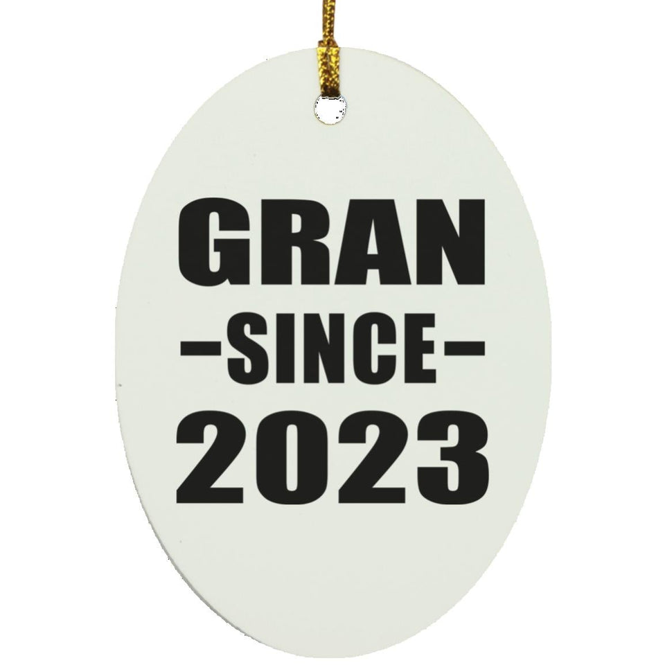 Gran Since 2023 - Oval Ornament