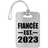Fiancee Established EST. 2023 - Luggage Bag Tag