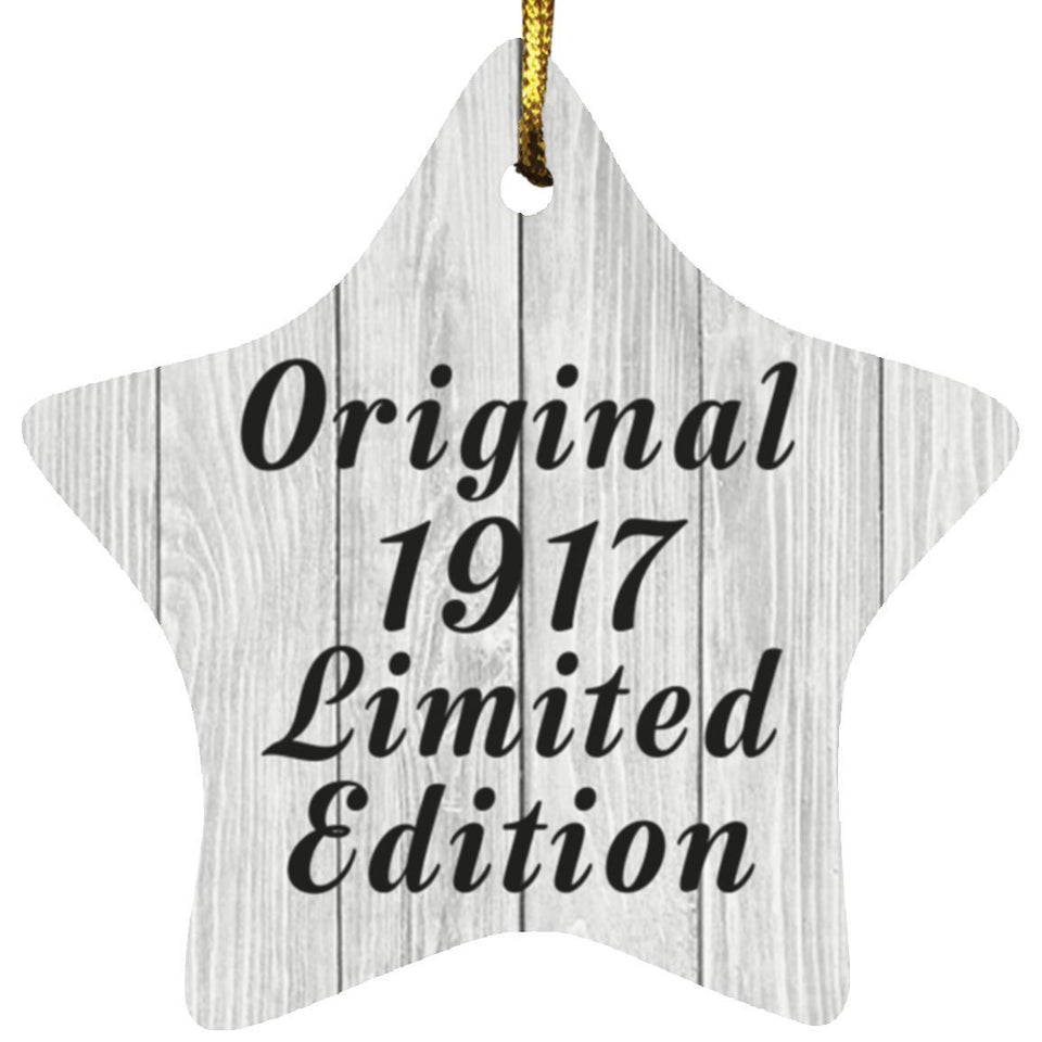 107th Birthday Original 1917 Limited Edition - Star Ornament F