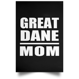 Great Dane Mom - Poster Portrait