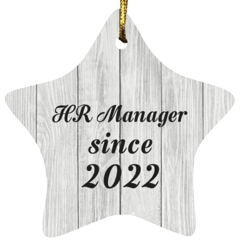 HR Manager Since 2022 - Star Ornament F