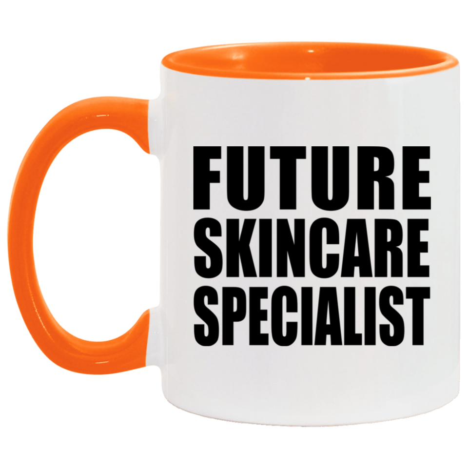 Future Skincare Specialist - 11oz Accent Mug Orange