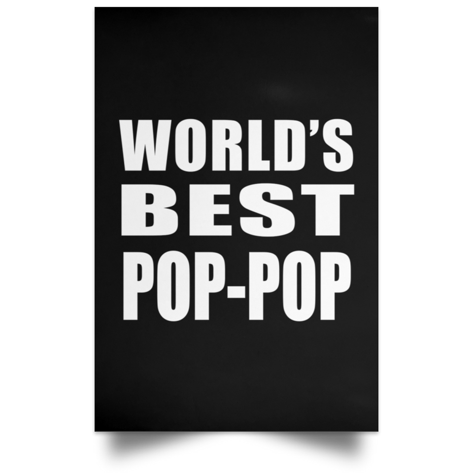 World's Best Pop-Pop - Poster Portrait