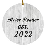 Meter Reader Established Est. 2022 - Circle Ornament F
