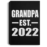 Grandpa Established EST. 2022 - Canvas Portrait