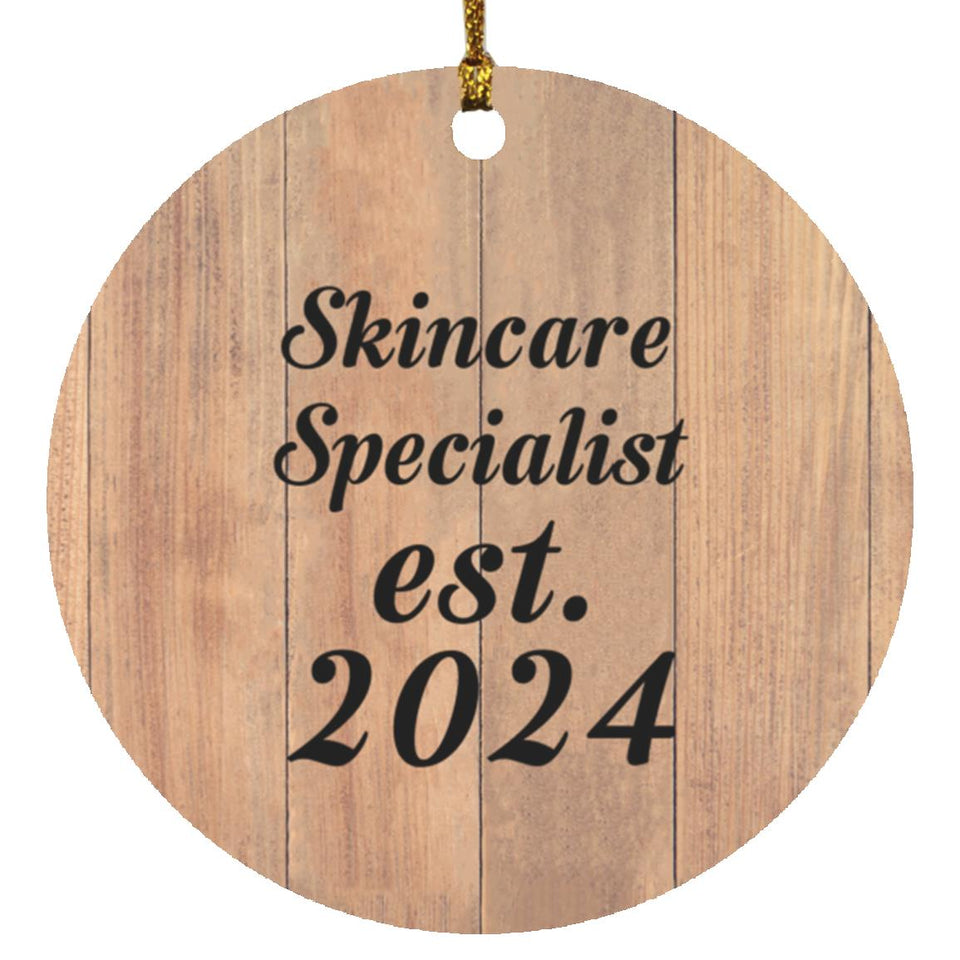 Skincare Specialist Established Est. 2024 - Circle Ornament C
