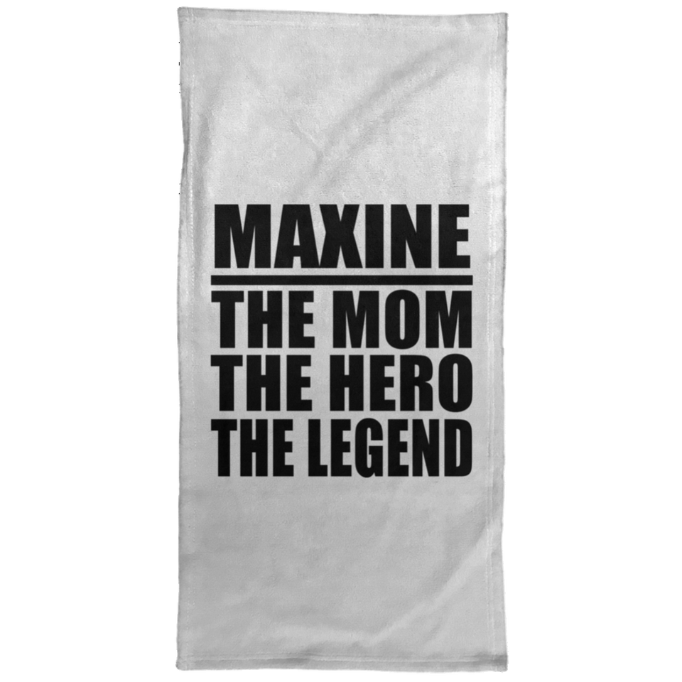 Maxine The Mom The Hero The Legend - Hand Towel