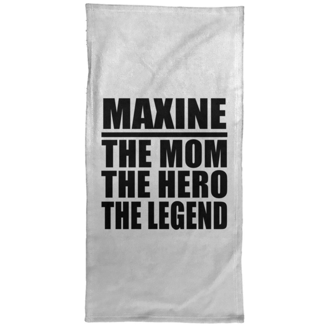 Maxine The Mom The Hero The Legend - Hand Towel