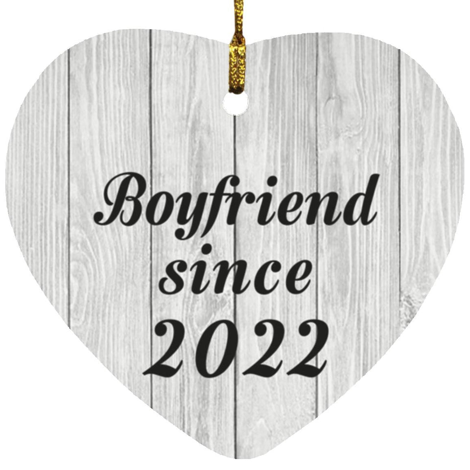 Boyfriend Since 2022 - Heart Ornament F