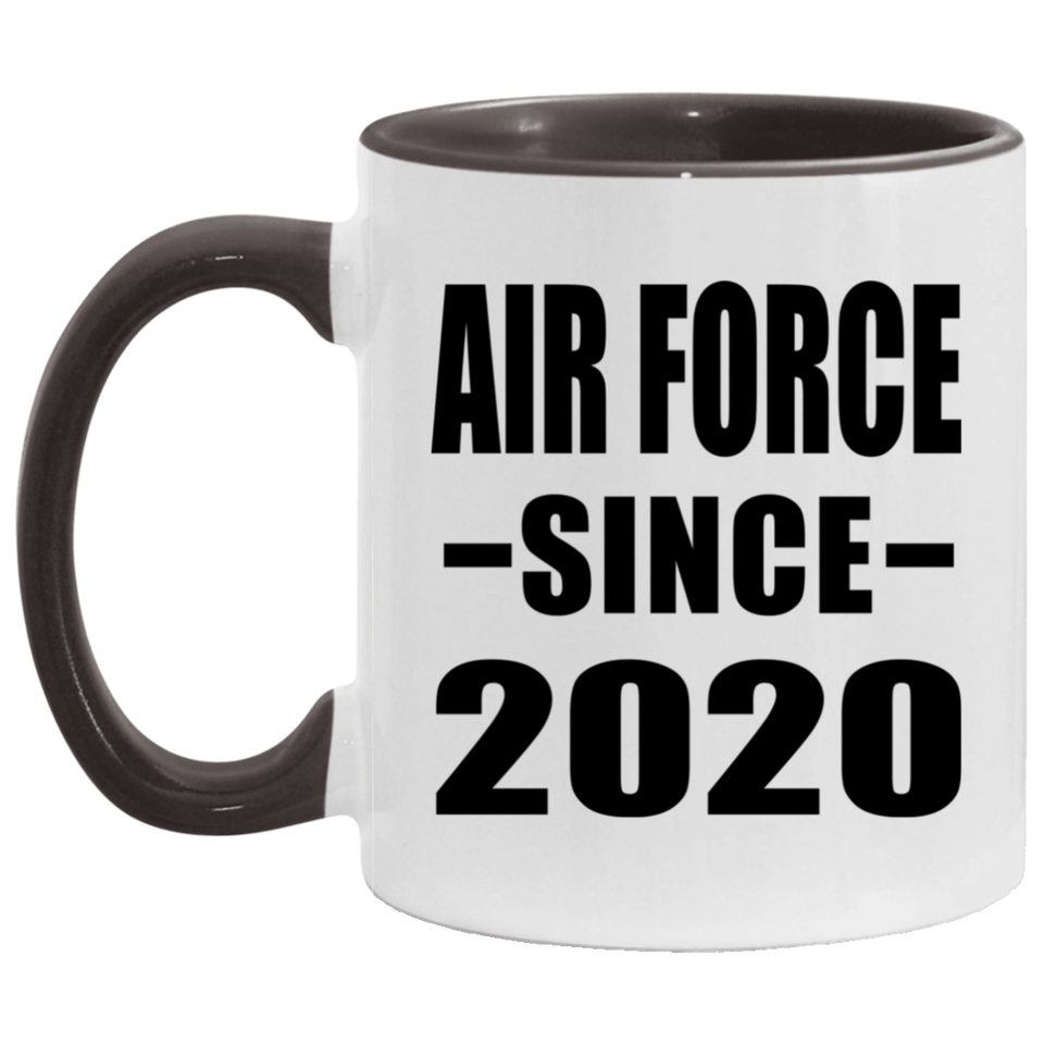 Air Force Since 2020 - 11oz Accent Mug Black