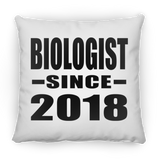 Biologist Since 2018 - Throw Pillow