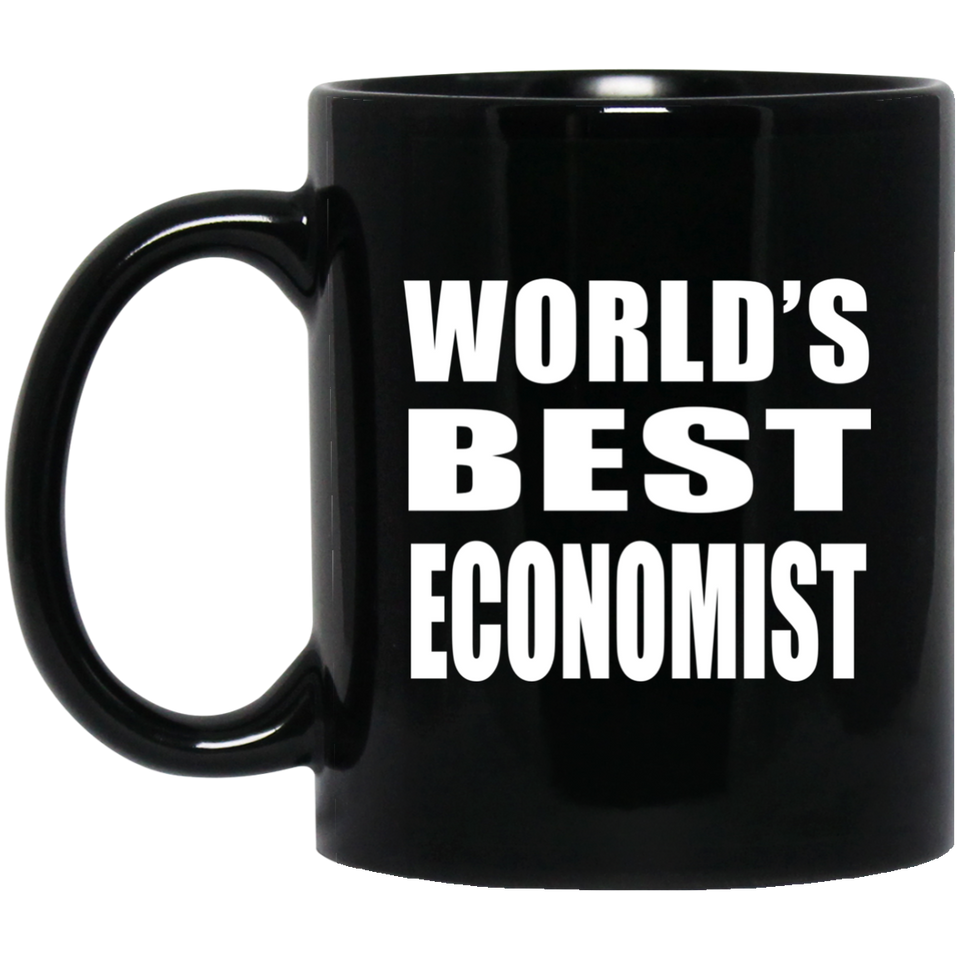 World's Best Economist - 11 Oz Coffee Mug Black