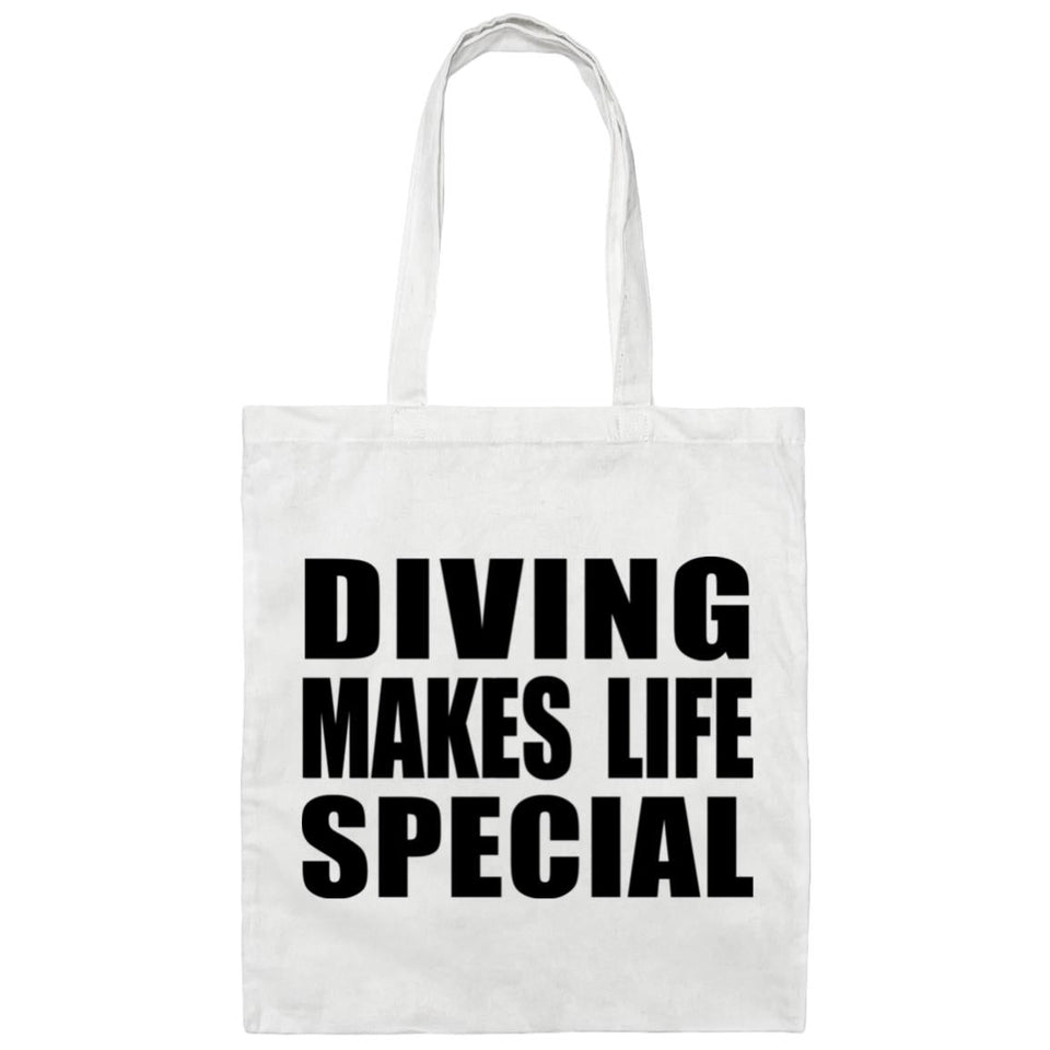Diving Makes Life Special - Tote Bag White