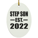 Step Son Established EST. 2022 - Oval Ornament
