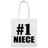 Number One #1 Niece - Tote Bag White