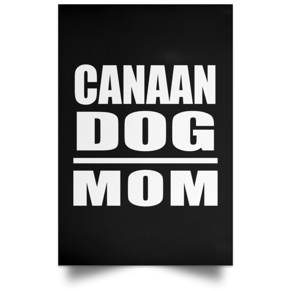 Canaan Dog Mom - Poster Portrait