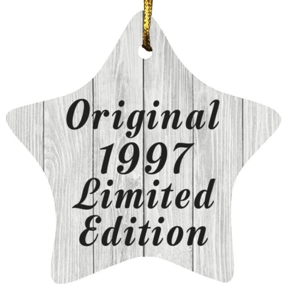 27th Birthday Original 1997 Limited Edition - Star Ornament F