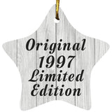27th Birthday Original 1997 Limited Edition - Star Ornament F