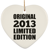 11th Birthday Original 2013 Limited Edition - Heart Ornament