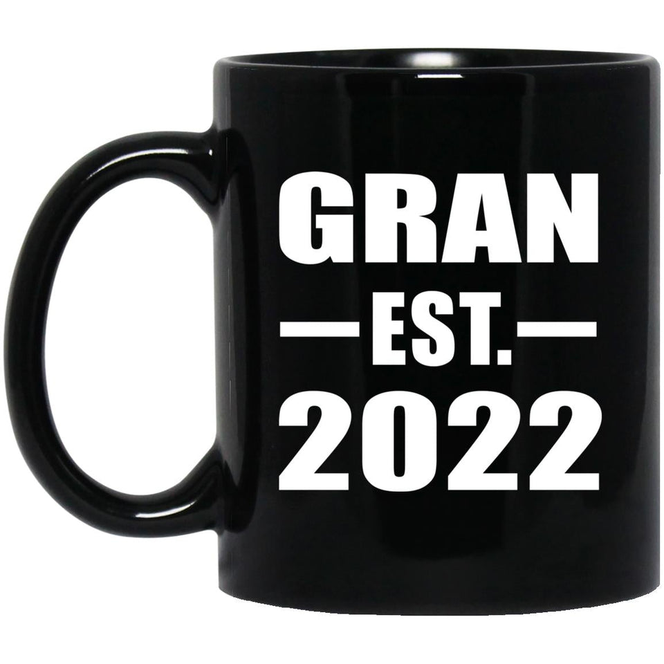 Gran Established EST. 2022 - 11oz Coffee Mug Black