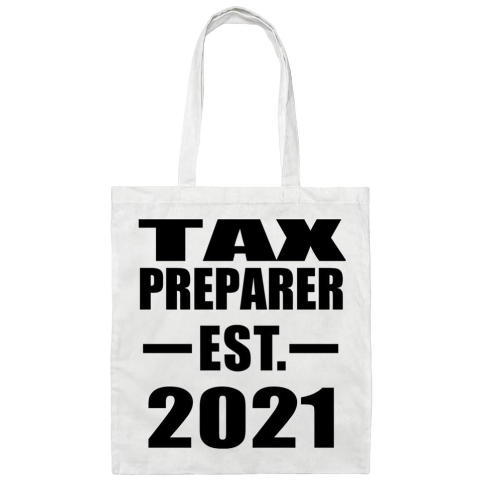 Tax Preparer Established EST. 2021 - Tote Bag White