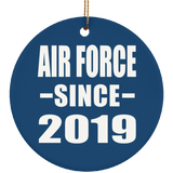 Air Force Since 2019 - Circle Ornament