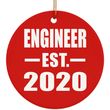 Engineer Established EST. 2020 - Circle Ornament