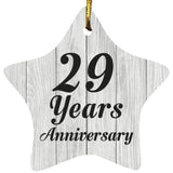 29th Anniversary 29 Years Anniversary - Star Ornament F