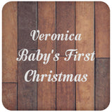 Veronica Baby's First Christmas - Drink Coaster E
