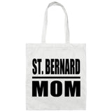 St. Bernard Mom - Tote Bag White