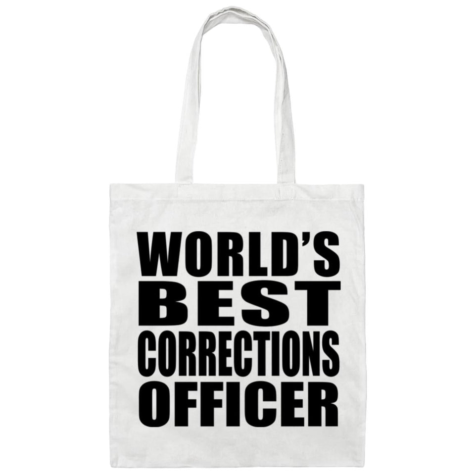World's Best Corrections Officer - Tote Bag White