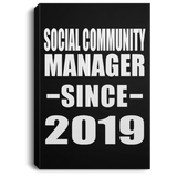 Social Community Manager Since 2019 - Canvas Portrait