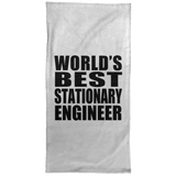 World's Best Stationary Engineer - Hand Towel
