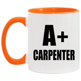A+ Carpenter - 11oz Accent Mug Orange