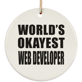 World's Okayest Web Developer - Circle Ornament
