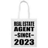 Real Estate Agent Since 2023 - Tote Bag White