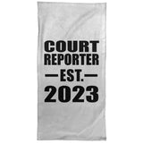 Court Reporter Established EST. 2023 - Hand Towel