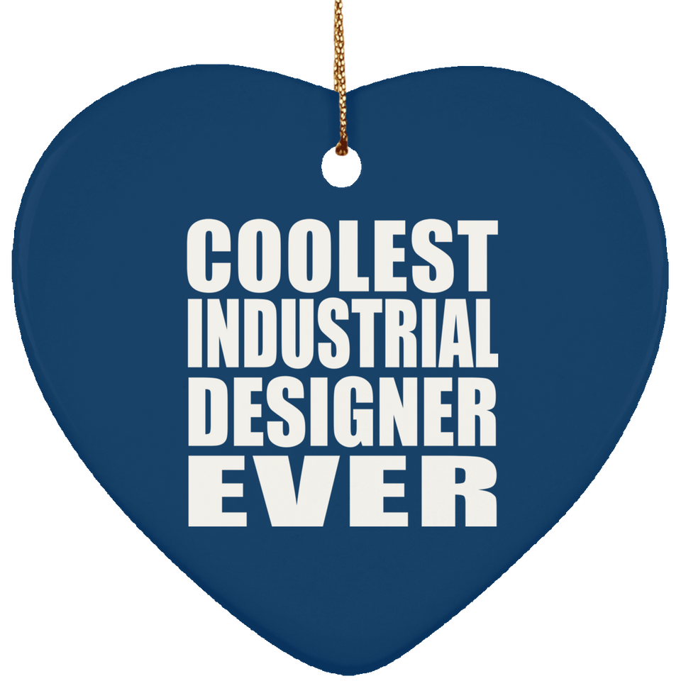 Coolest Industrial Designer Ever - Heart Ornament