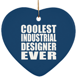 Coolest Industrial Designer Ever - Heart Ornament