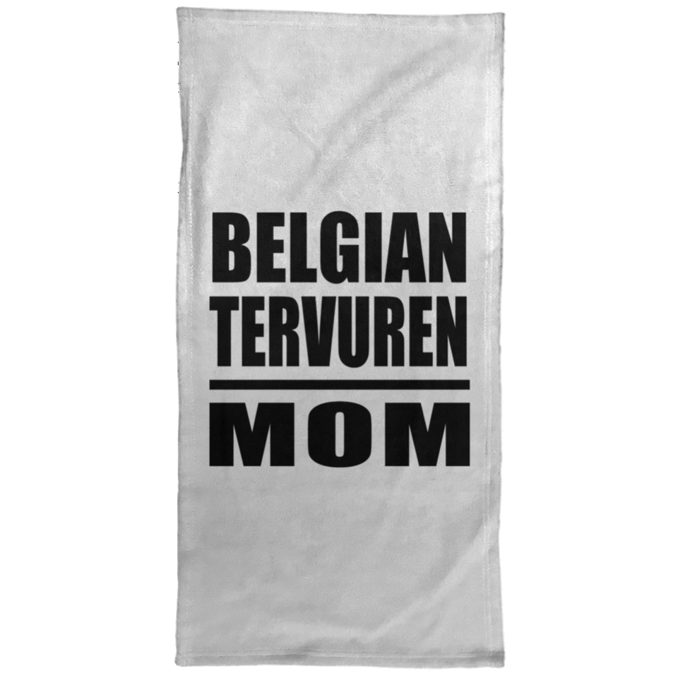 Belgian Tervuren Mom - Hand Towel