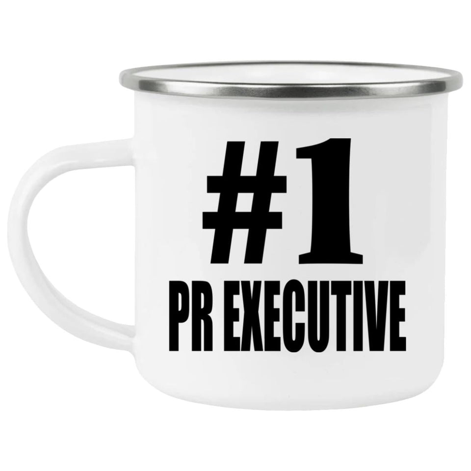 Number One #1 PR Executive - 12oz Camping Mug